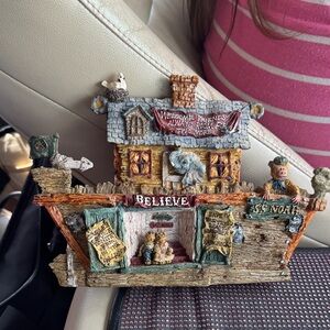 10” x 7” Boyd’s Bears Believe Noah's Ark Decorative Figurine - Multicolor